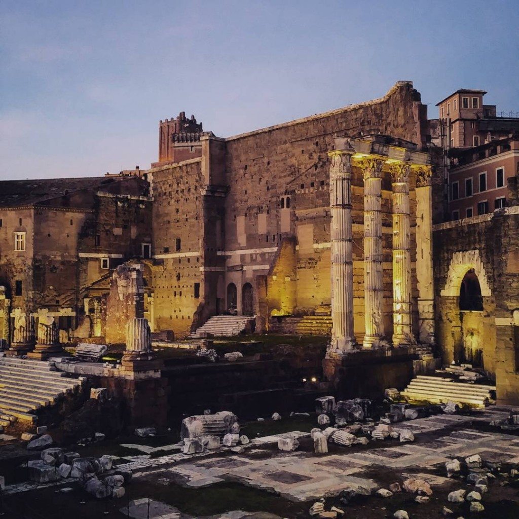 The Nervan Forum during our Rome visit.