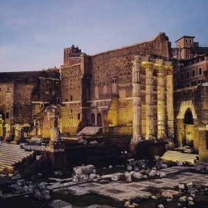 The Nervan Forum during our Rome visit.