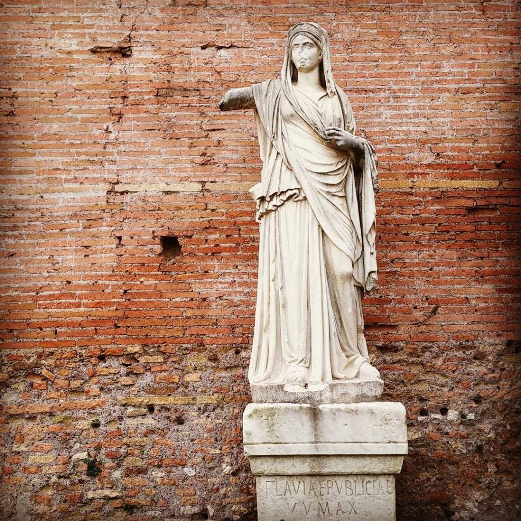FLAVIA REPVBLICAE V V MAX SANCTISSIMAE - as seen during our Rome visit