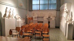 Seminar Room Sapienza University as seen during our Rome visit