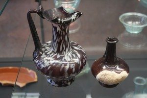 Roman glassware at the Archaeological Museum of Pavia. Image © Mark Cartwright.